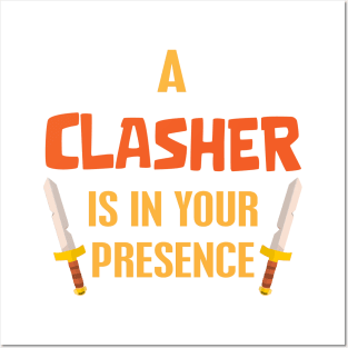 Clasher here Posters and Art